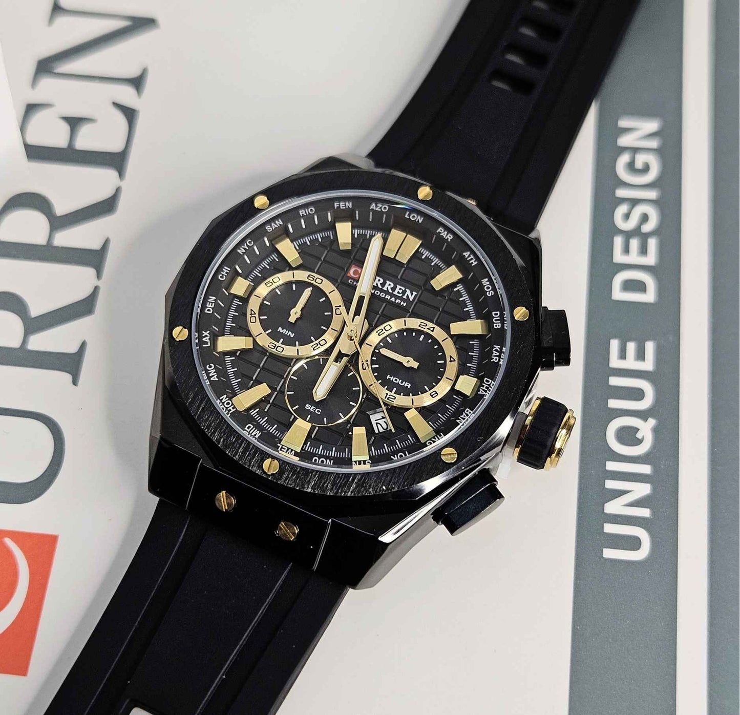 CURREN Chronograph Original Branded Watch Luxury Edition