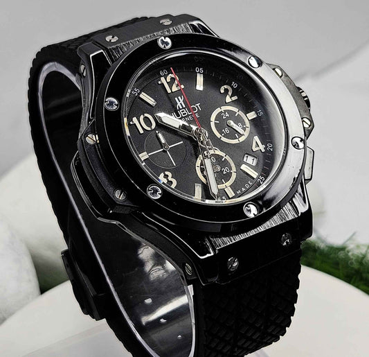 Hublot Genève Chronograph Branded Watch Luxury Edition
