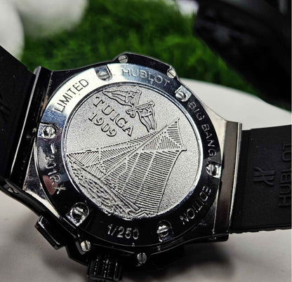 Hublot Genève Chronograph Branded Watch Luxury Edition