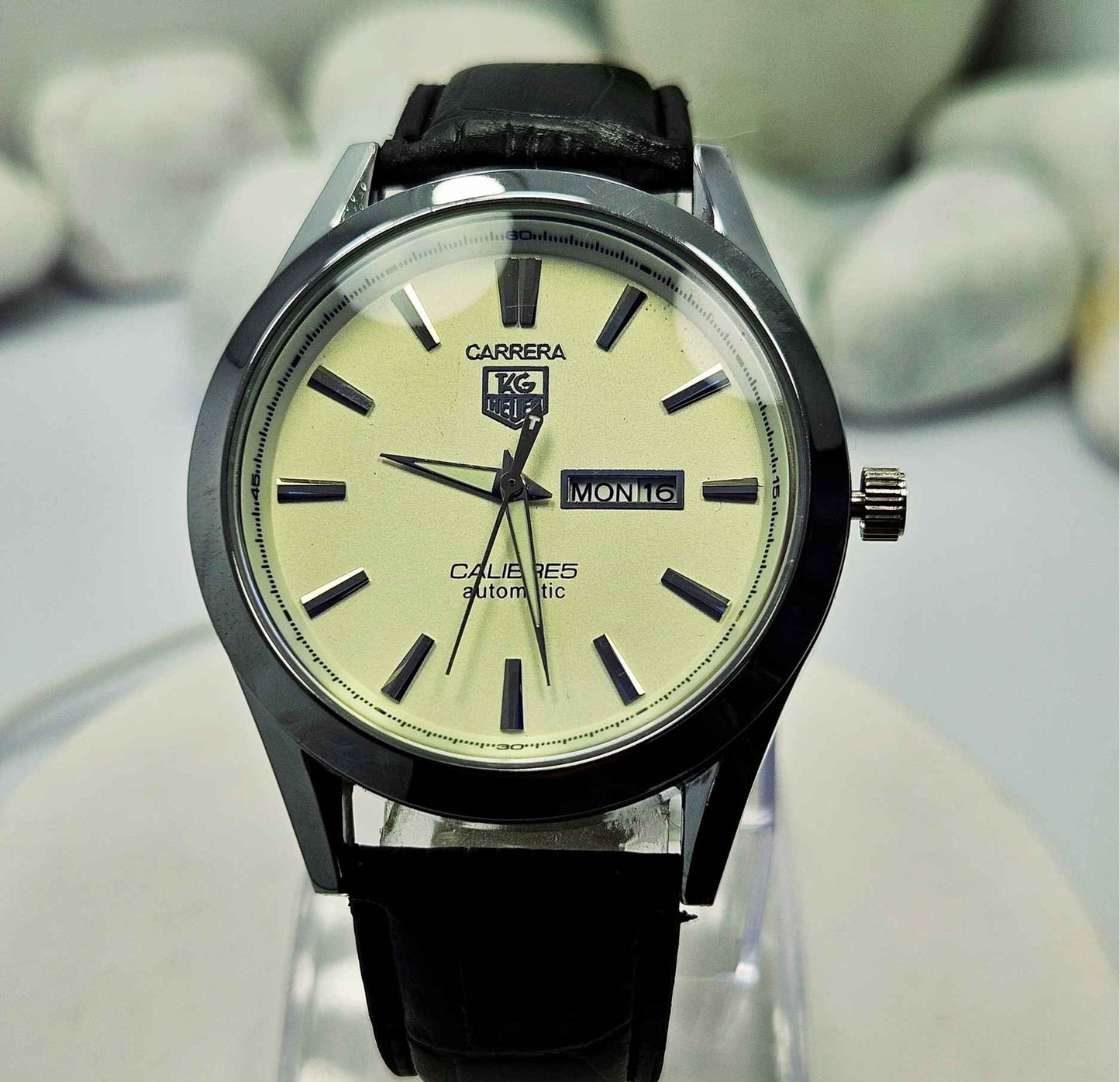 Tag Heuer Calibre 5 (Masterpiece)  Men's Luxury Watch White Edition