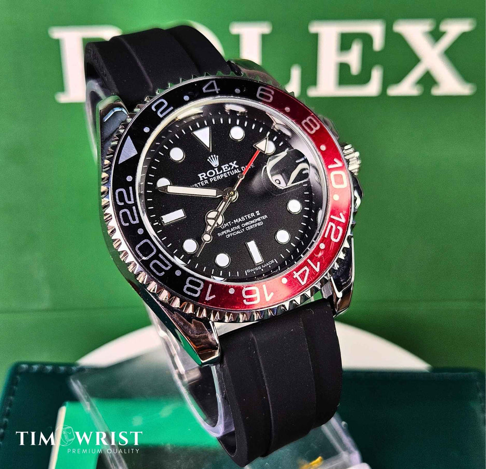 RLX GMT-Master II (Masterpiece) Pepsi Bezel – Dual Time Watch