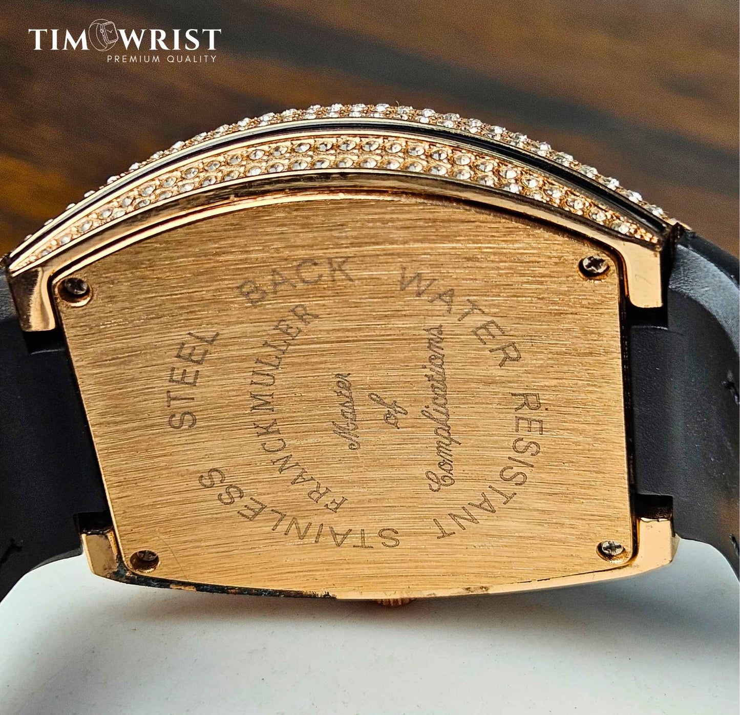 Franck Muller Dragon (Masterpiece)- Inspired Square Diamond Watch Luxury Edition